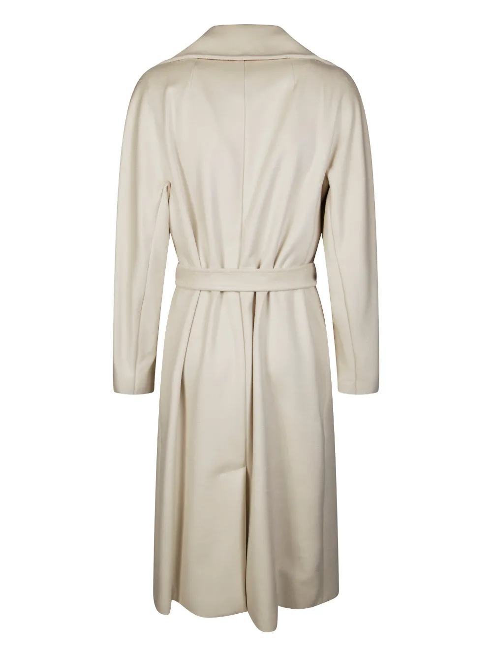 Weekend Max Mara Resina Button-belted Coat In Neutral