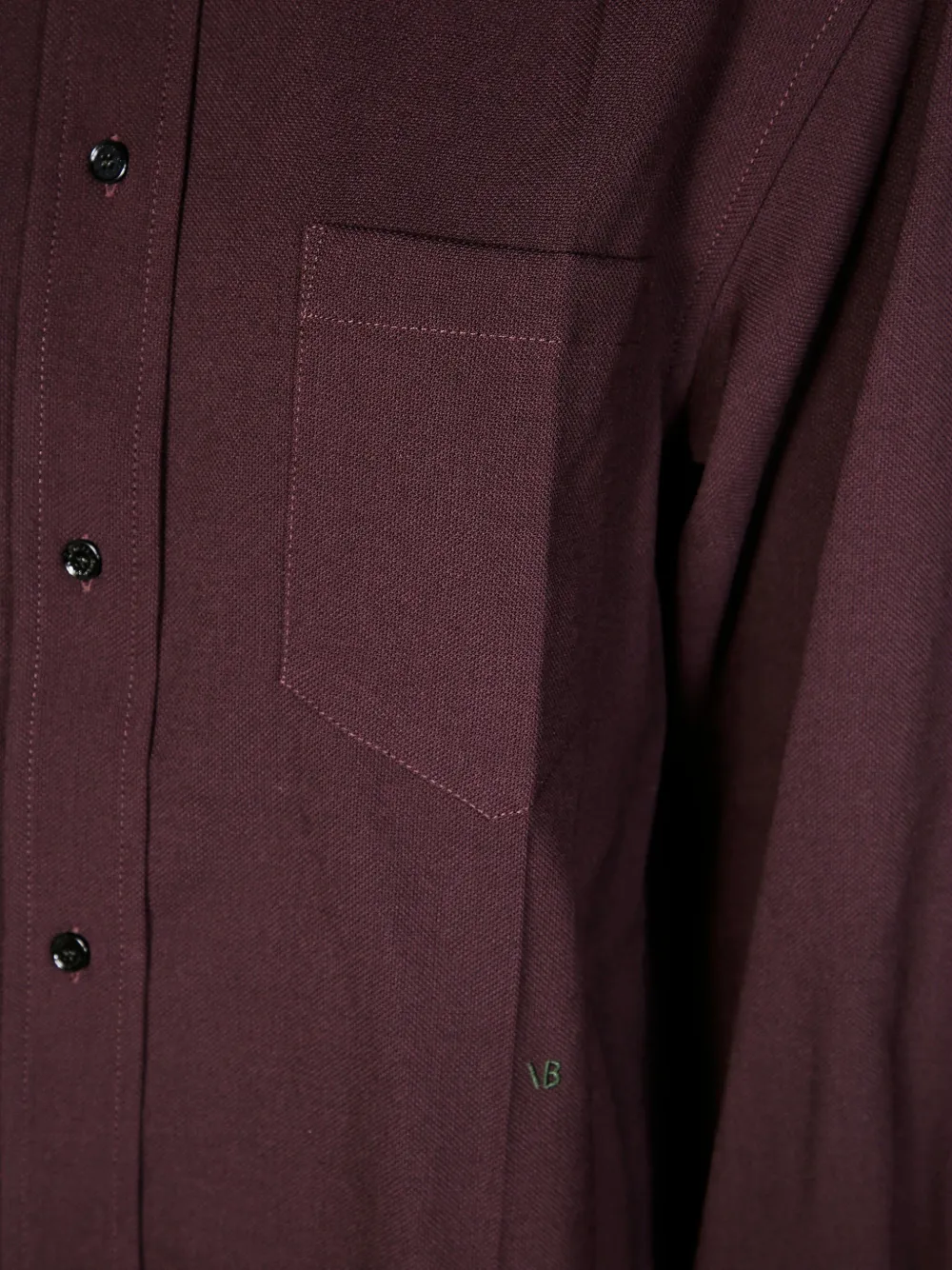 Victoria Beckham blouse met knopen Rood