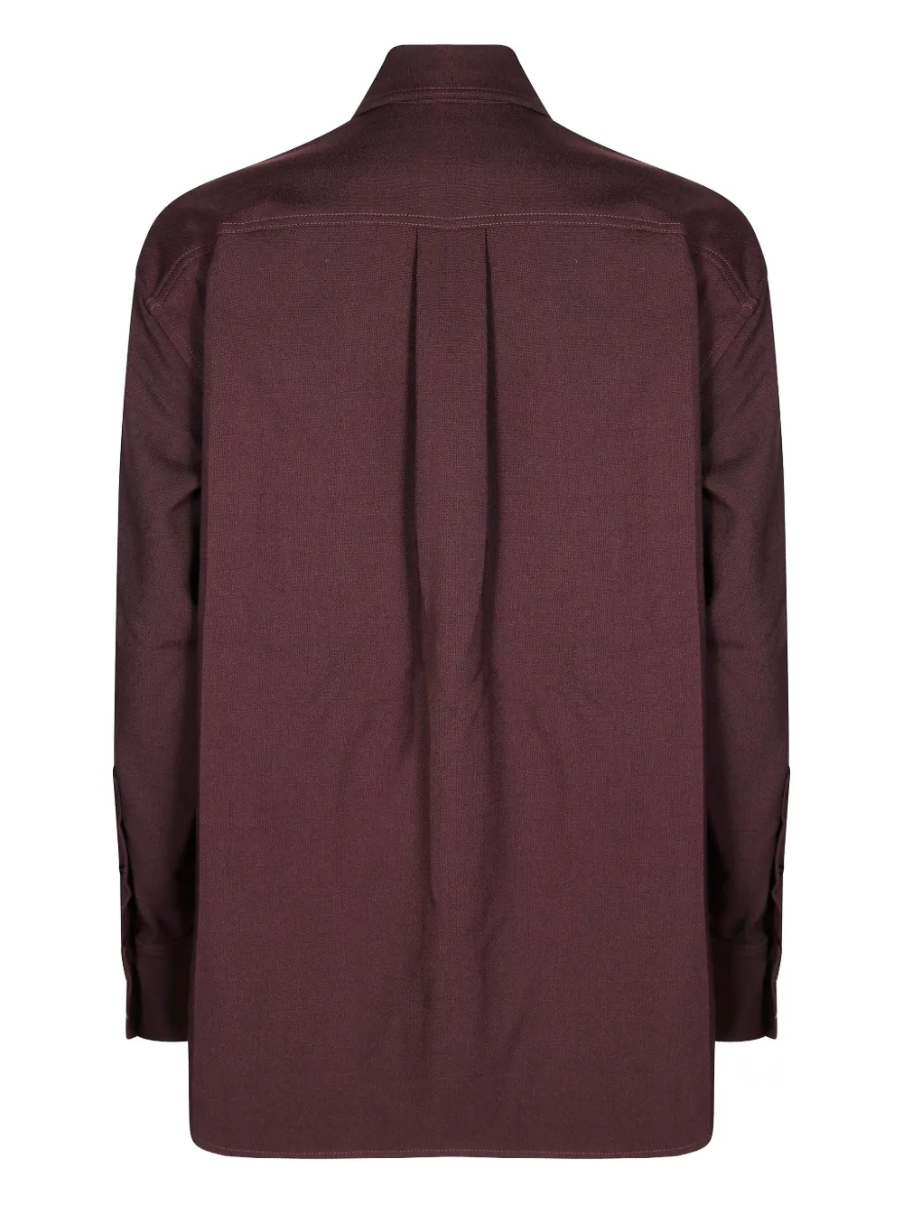 Victoria Beckham buttoned long-sleeves shirt - Rood