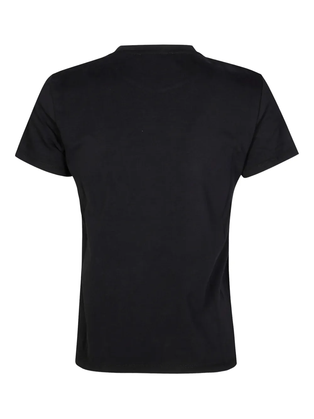 Patrizia Pepe girl T-shirt met logoprint Zwart