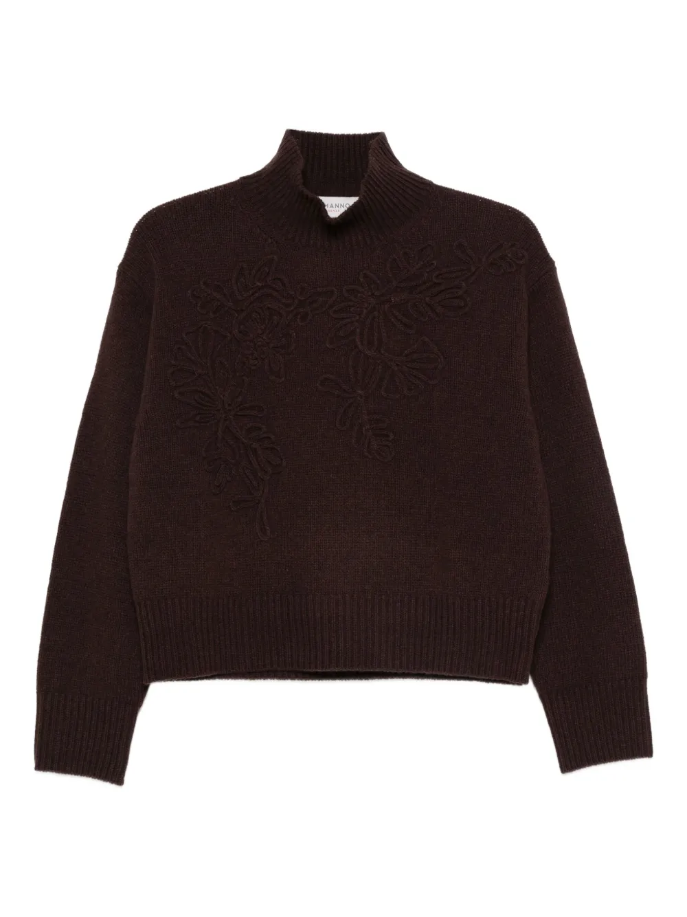 ERMANNO FIRENZE  suéter con cuello vuelto | marrón | Image 1