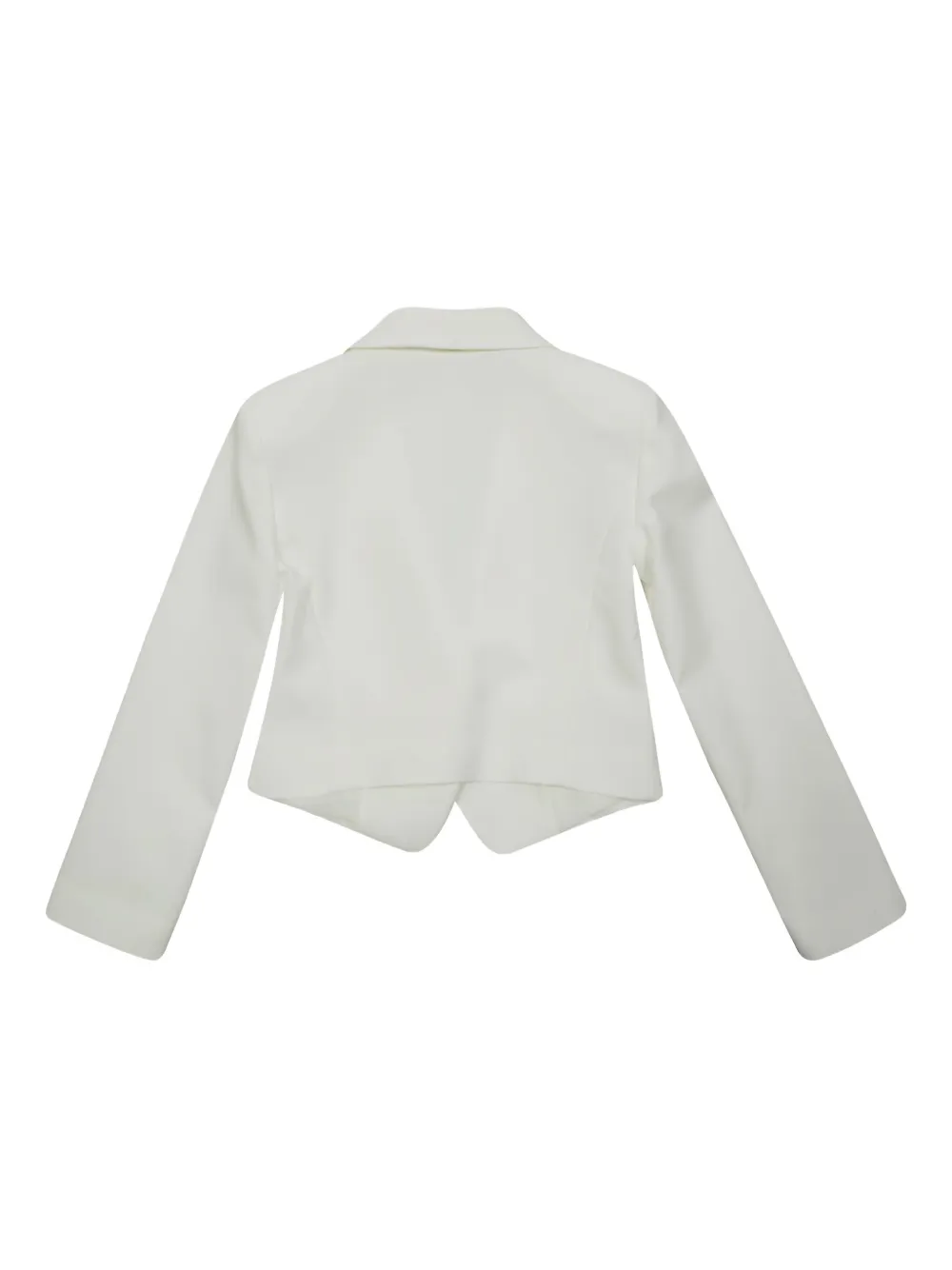 Patrizia Pepe Girl Button-fastening Blazer In Red