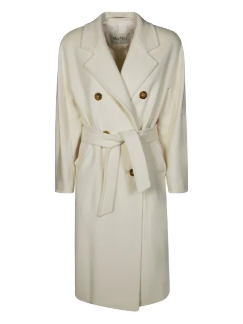 Max Mara buttoned belted coat