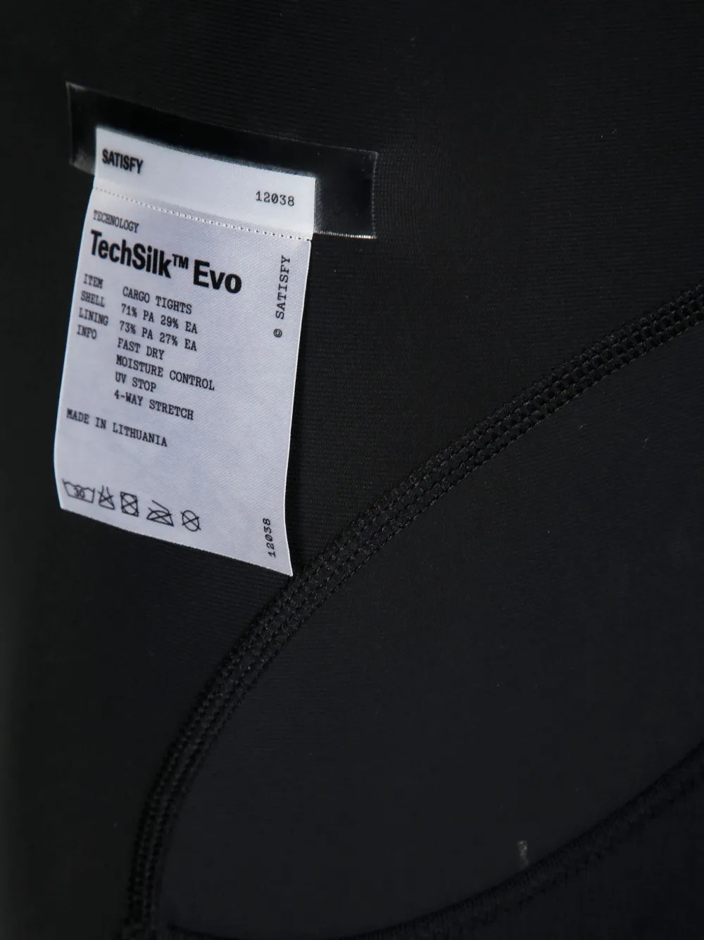 Satisfy Elasticated Legging In Black