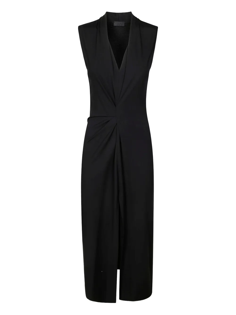 Fit Sleeveless Dress In Black