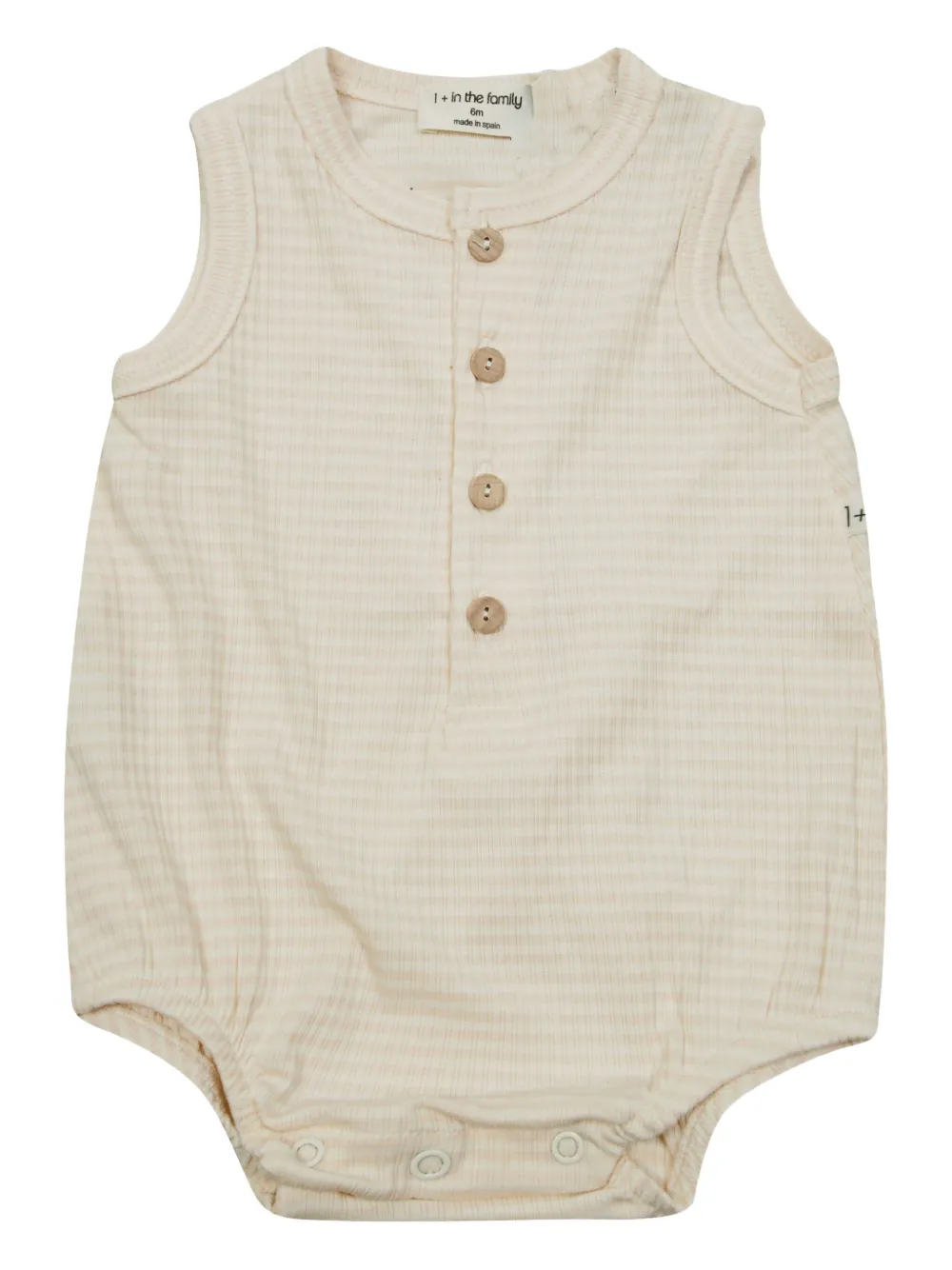 1 + IN THE FAMILY ストライプ ベビーウェア - ニュートラル