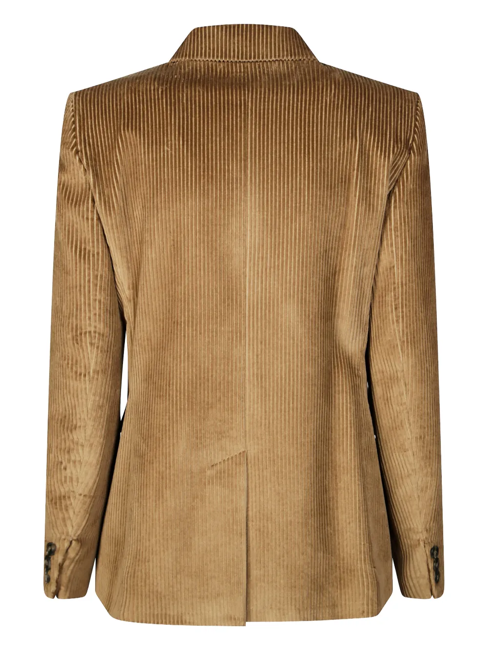 Weekend Max Mara Katanga Double-breasted Velvet Jacket In Brown