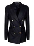 Tagliatore double-breasted buttoned coat - Blue