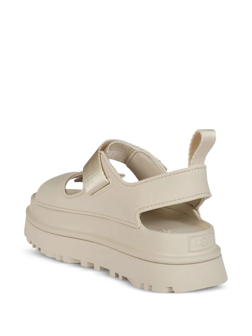 UGG GoldenGlow sandalen met plateauzool Beige