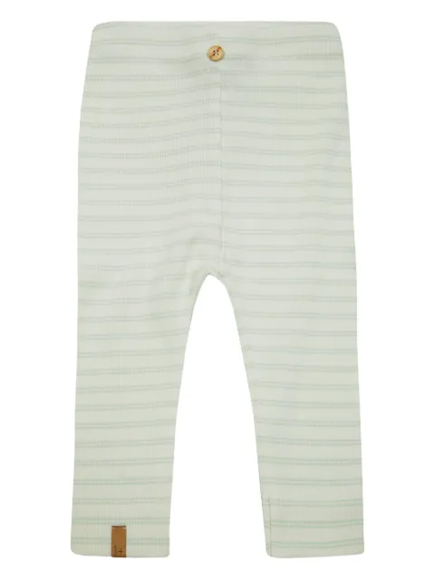 1 + IN THE FAMILY striped ribbed leggings
