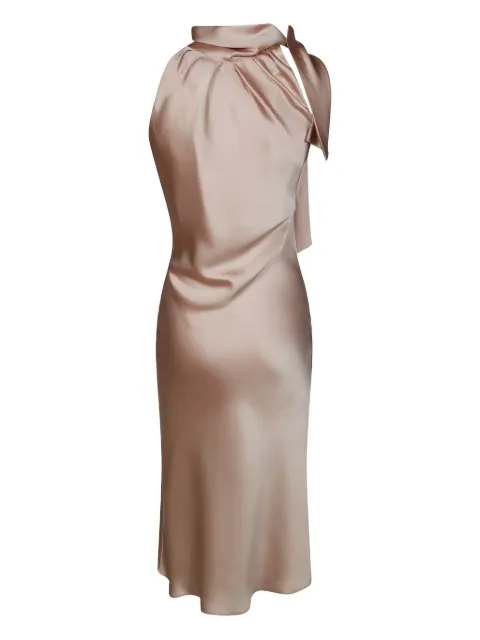 F.It vestido midi de satén