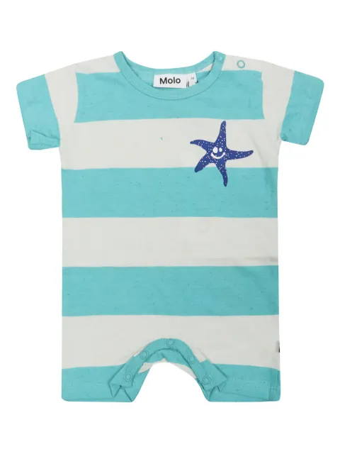 Molo Finn striped starfish romper