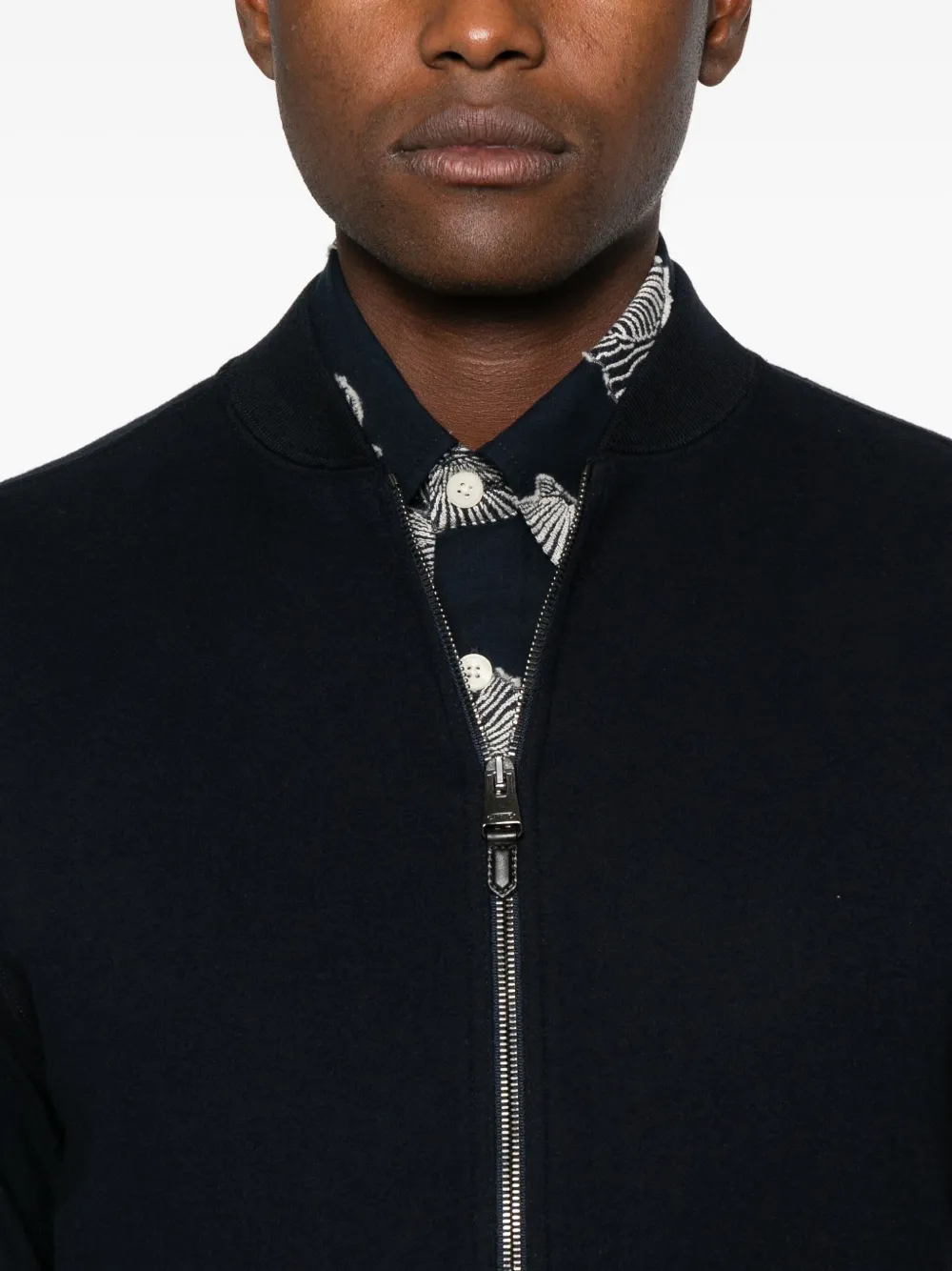 Canali Jack met rits Zwart