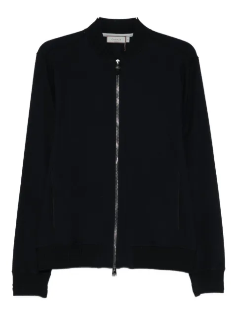 Canali zip cotton jacket