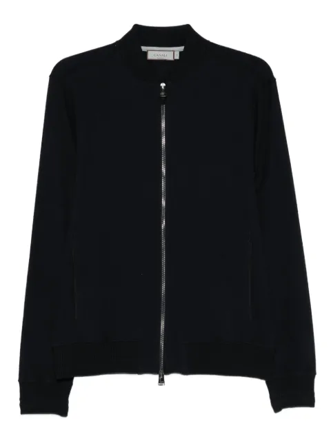 Canali zip cotton jacket
