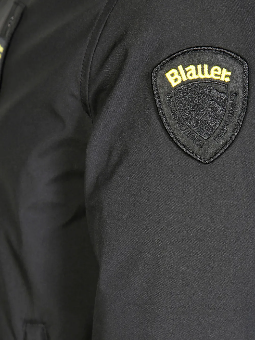 Blauer Ballard Hooded Jacket In Black