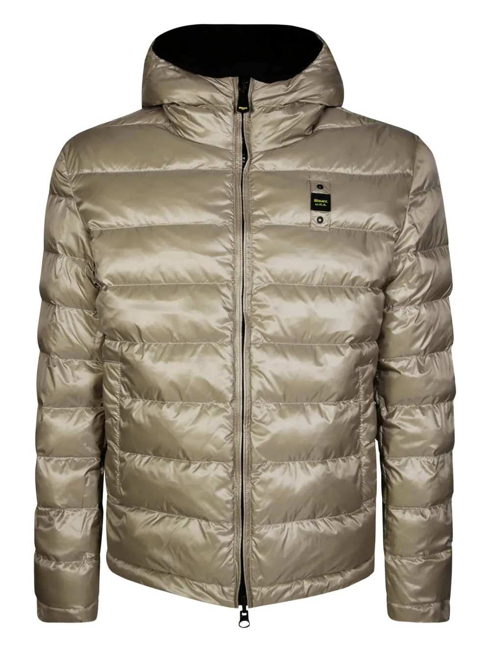 Blauer Ballard Hooded Jacket In Black