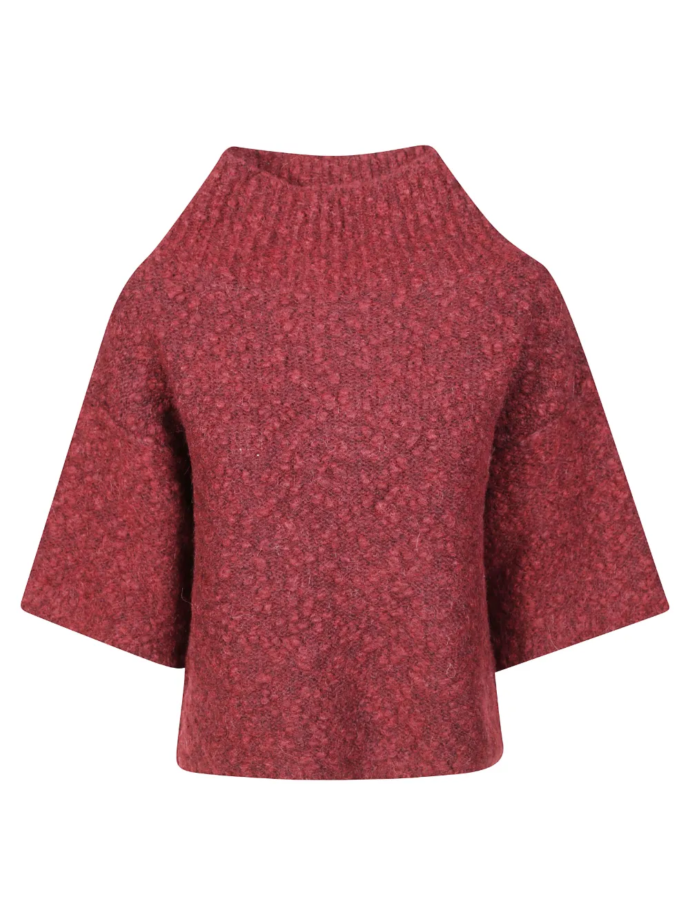 Max Mara Eccelso Funnel Neck Sweater In Red
