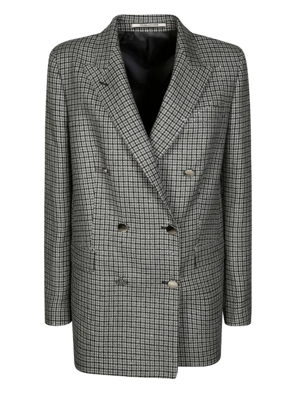 Tagliatore J-jasmine Double-breasted Blazer in Grey