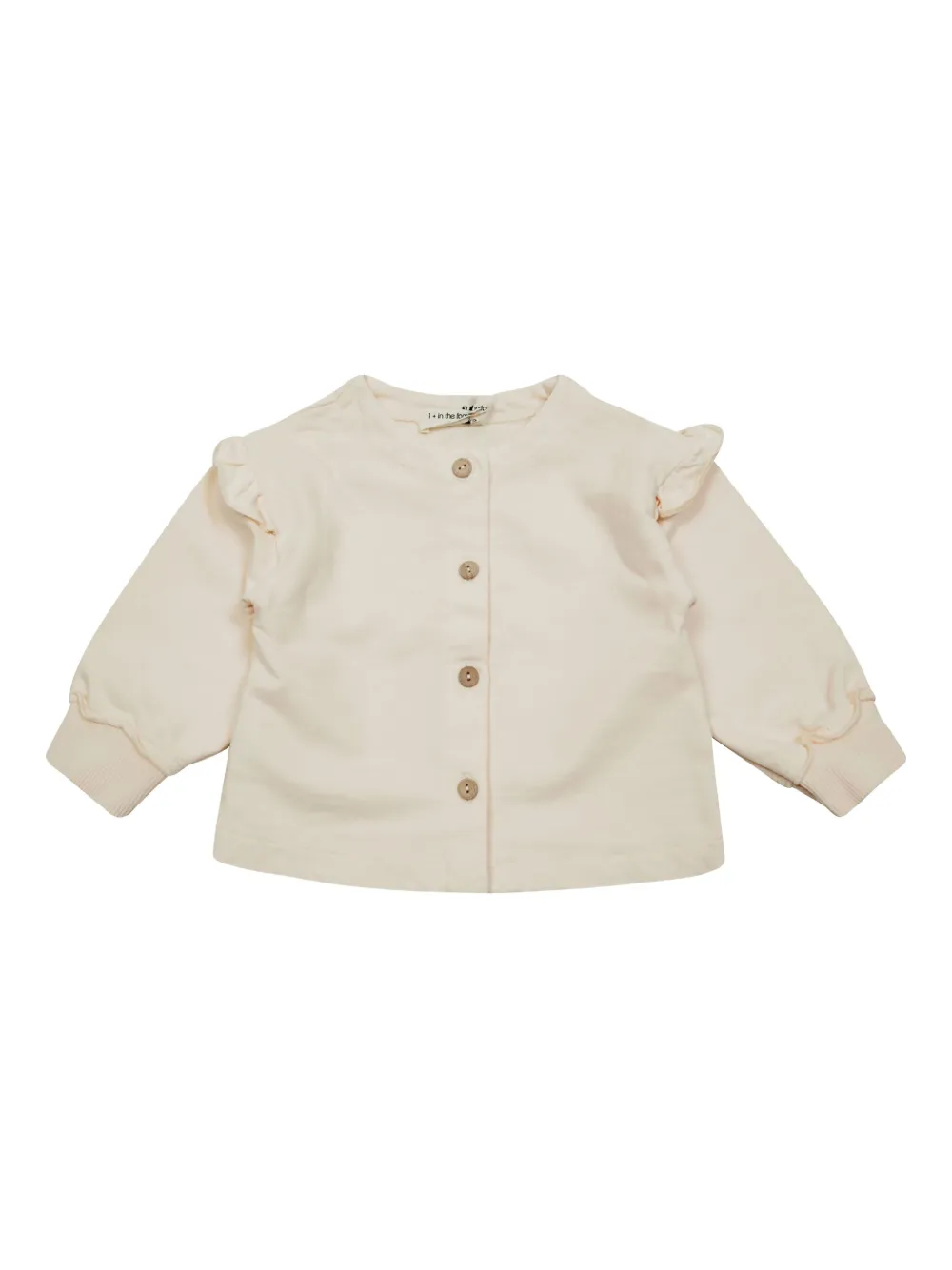 1 + IN THE FAMILY ラッフル カーディガン - ニュートラル