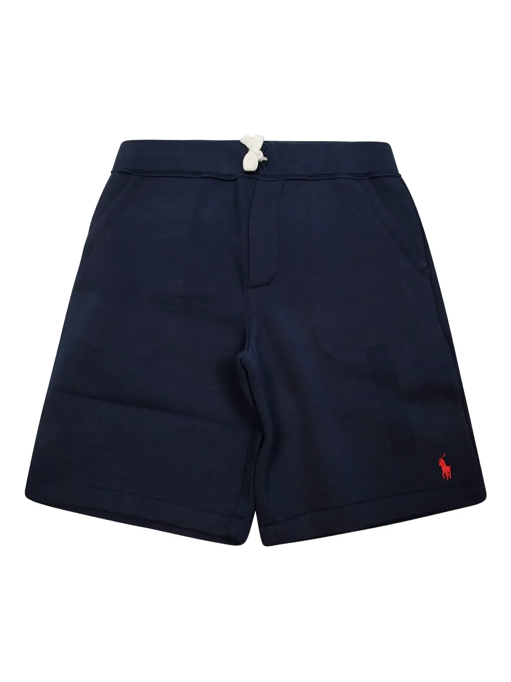 POLO RALPH LAUREN KIDS ドローストリング ショートパンツ - ブルー POLO RALPH LAUREN KIDS ドローストリング ショートパンツ - ブルー