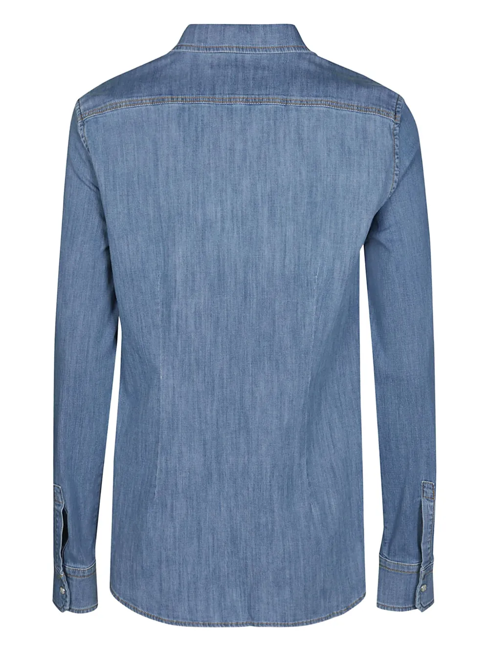Jacob Cohën Denim blouse met zak - Blauw