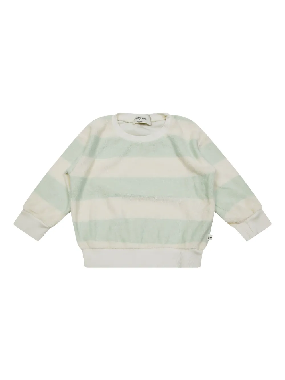 1 + IN THE FAMILY Stefano ストライプ トップ - グリーン