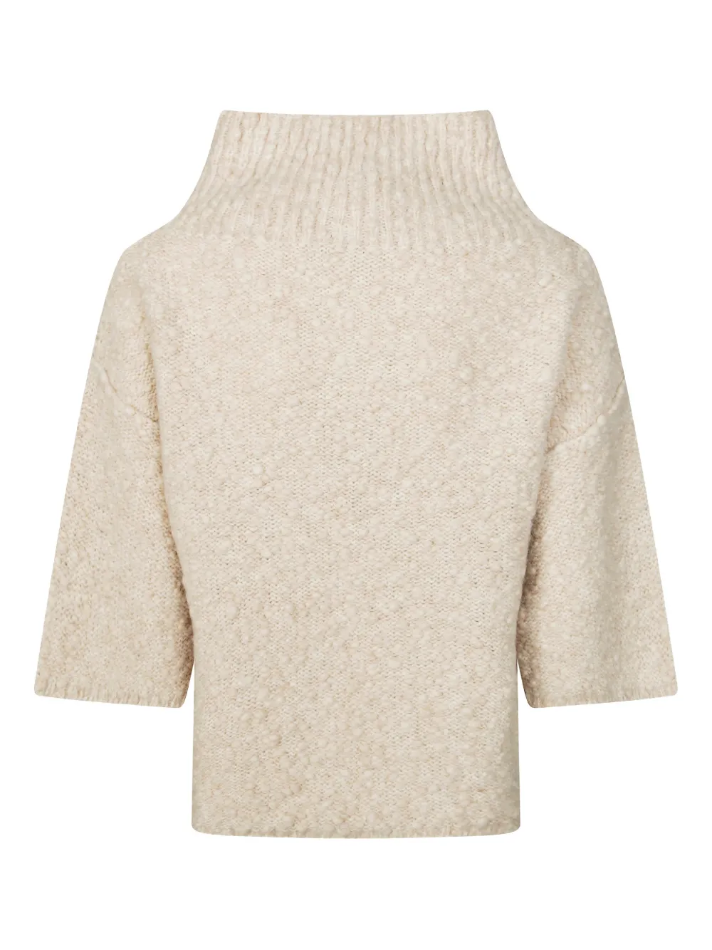 Max Mara Funnel-neck Sweater In Neutral
