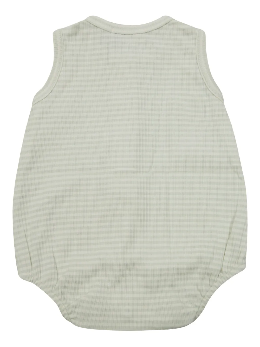 1 + IN THE FAMILY Gestreepte romper met knoop - Beige