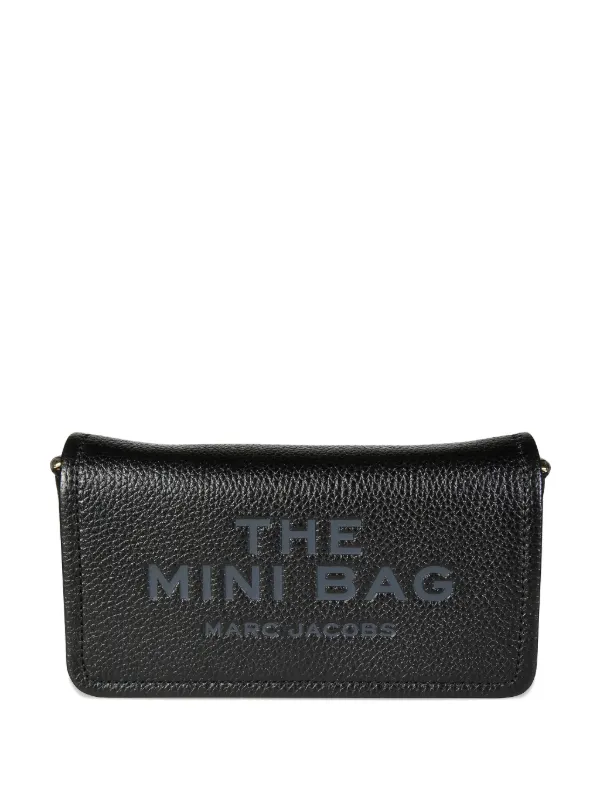Marc Jacobs The Mini Bag レザーショルダーバッグ | ブラック Marc Jacobs The Mini Bag レザーショルダーバッグ | ブラック