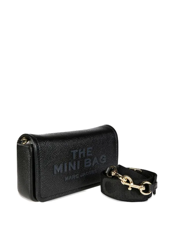 Marc Jacobs The Mini Bag Leather Cross Body Bag | Black