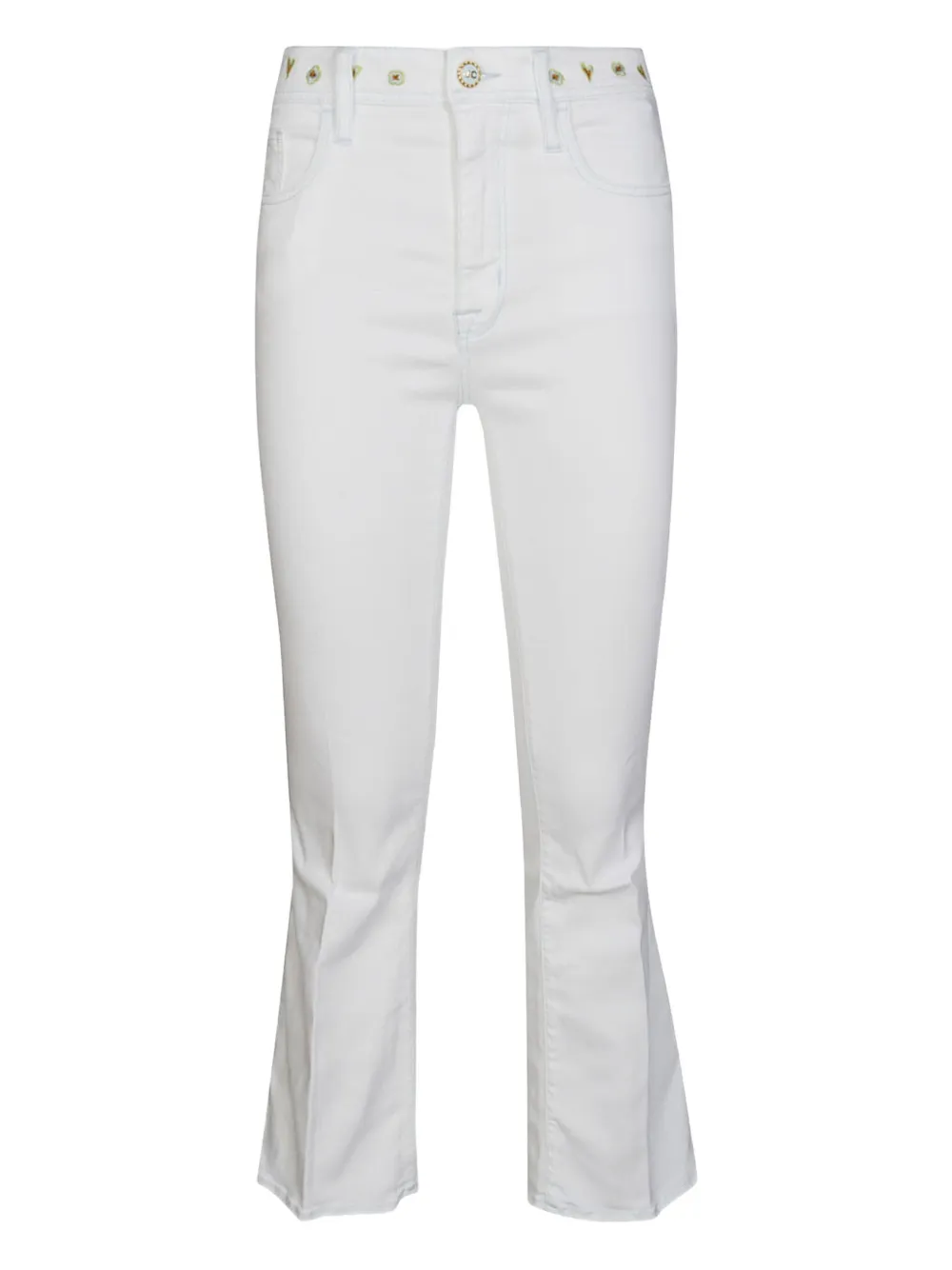 Jacob Cohën Victoria floral-embellished jeans | White | Image 1