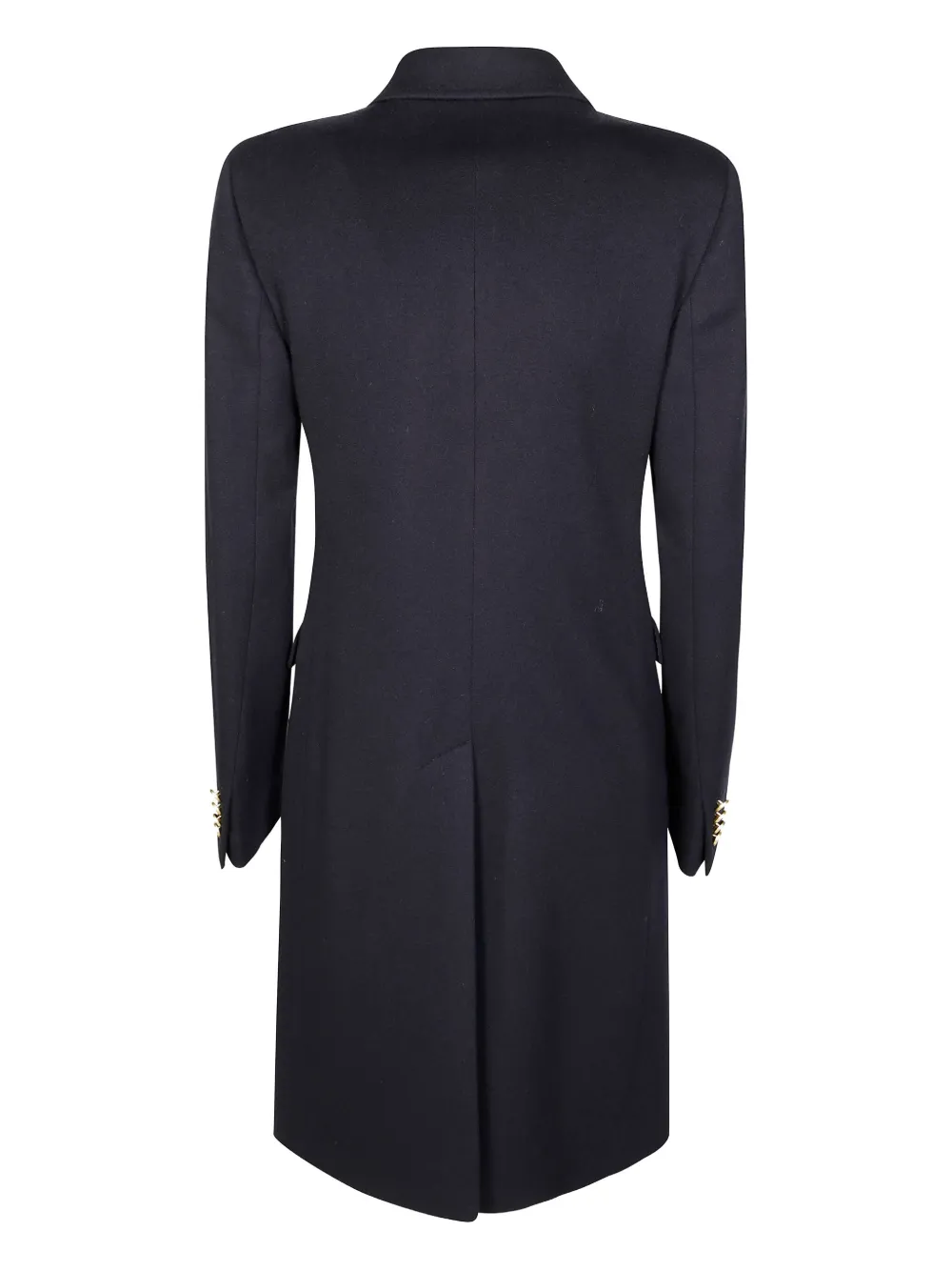 Tagliatore C-parigi10b Tailored Double-breasted Coat With Gold-tone Buttons In Blue
