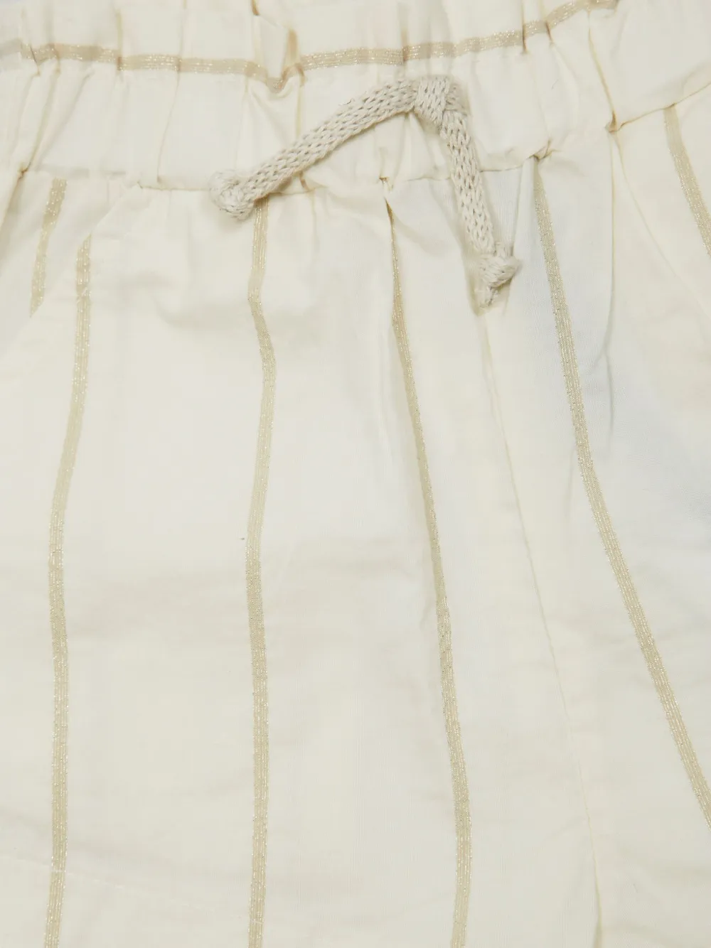 1 + IN THE FAMILY Gestreepte shorts Beige