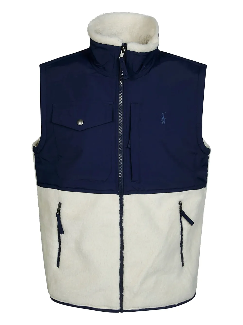 Polo Ralph Lauren Polo Pony two-tone gilet - White