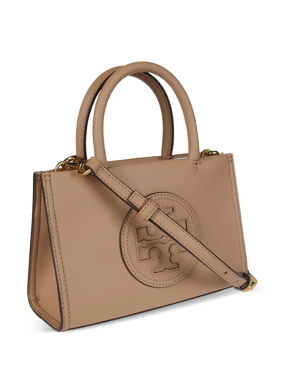 Tory Burch Logo Appliqué Ella Bio Mini Tote In Neutral