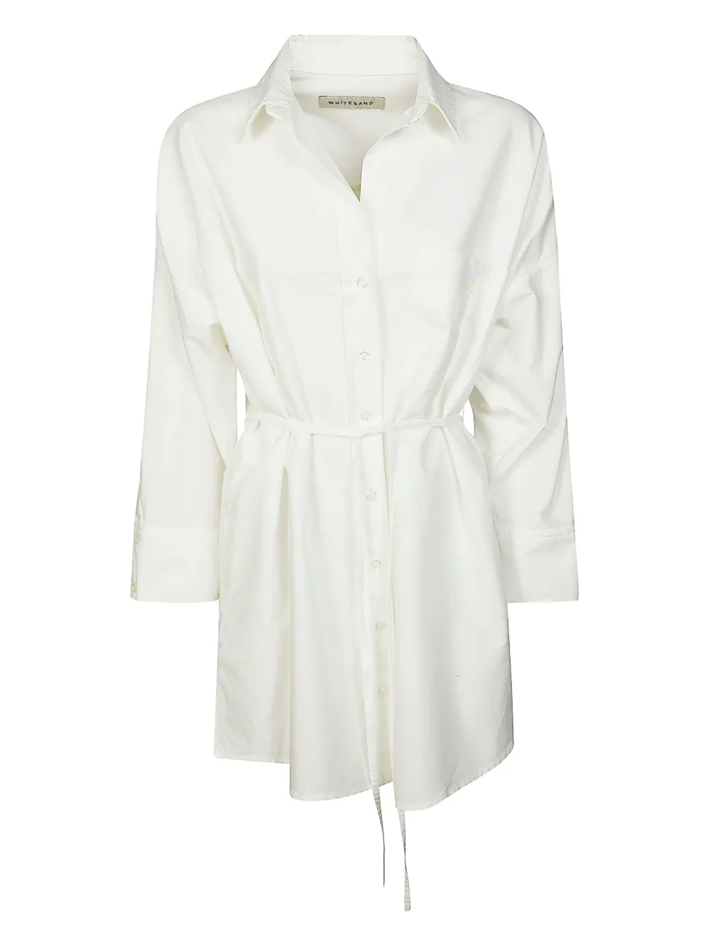 White Sand belted shirt | White | Image 1