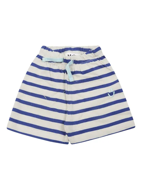 Molo shorts Skie con rayas bordadas