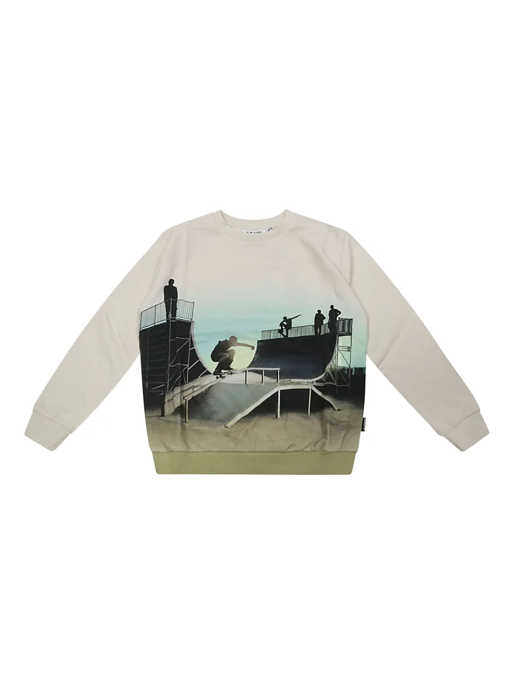 Molo Miksi skate-print sweatshirt | Neutrals | Image 1