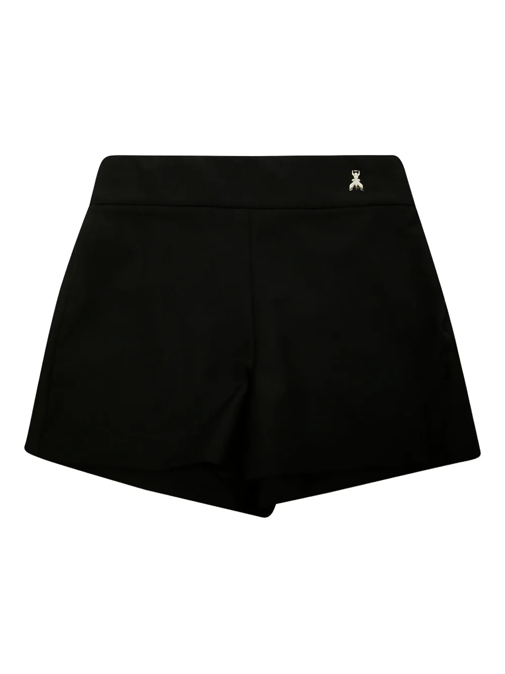 Patrizia Pepe girl Shorts con applicazione logo - Nero