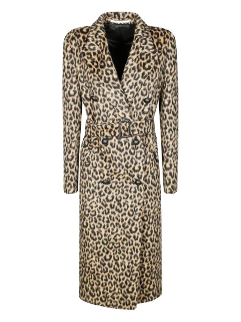 Tagliatore animalier-pattern double-breasted coat