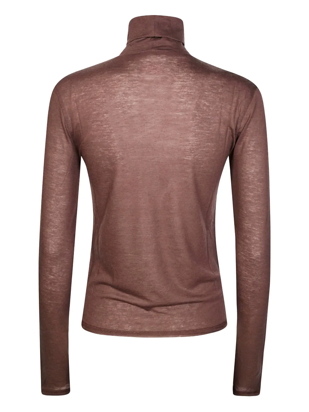 Absolut Cashmere Dolcevita Extrafine Turtleneck Top In Brown