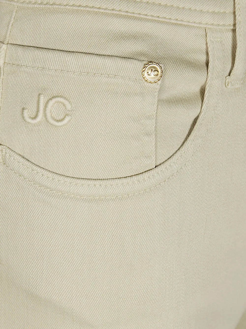 Jacob Cohën Jeans met borduurwerk Beige