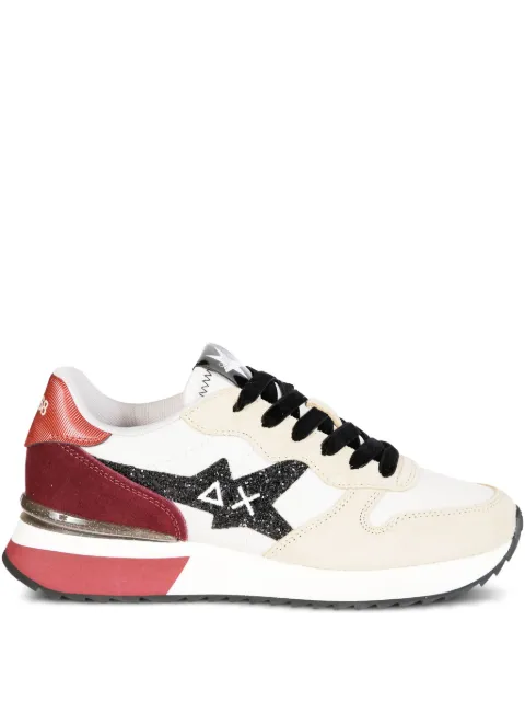 Sun68 glitter logo sneakers