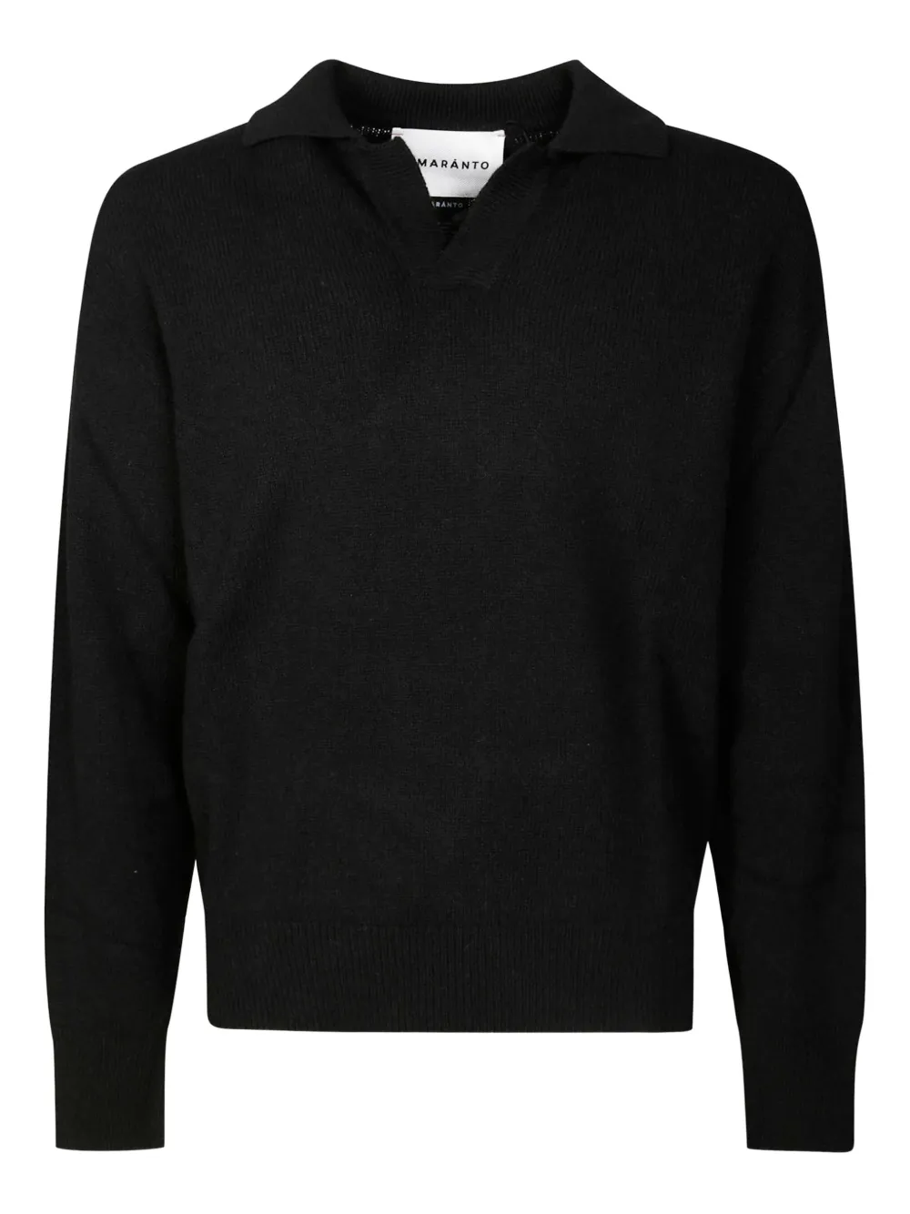AMARÁNTO polo-collar sweater | Black | Image 1