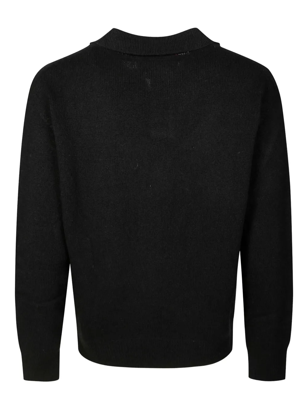 AMARÁNTO polo-collar sweater - Zwart