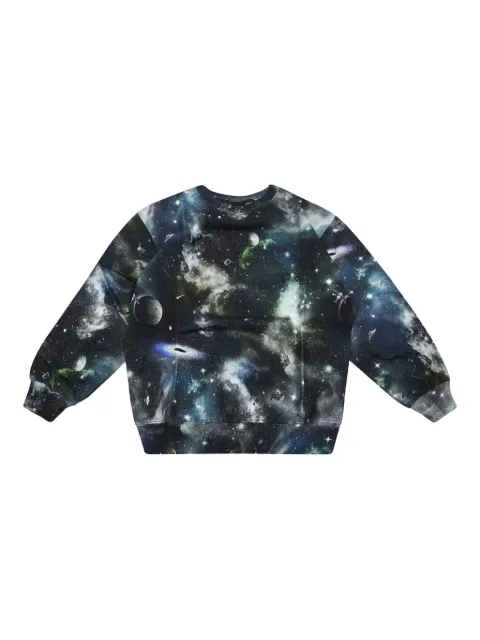 Molo Sweatshirt mit Weltraum-Print
