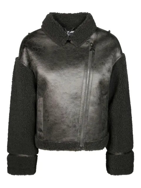Patrizia Pepe girl shearling-effect jacket