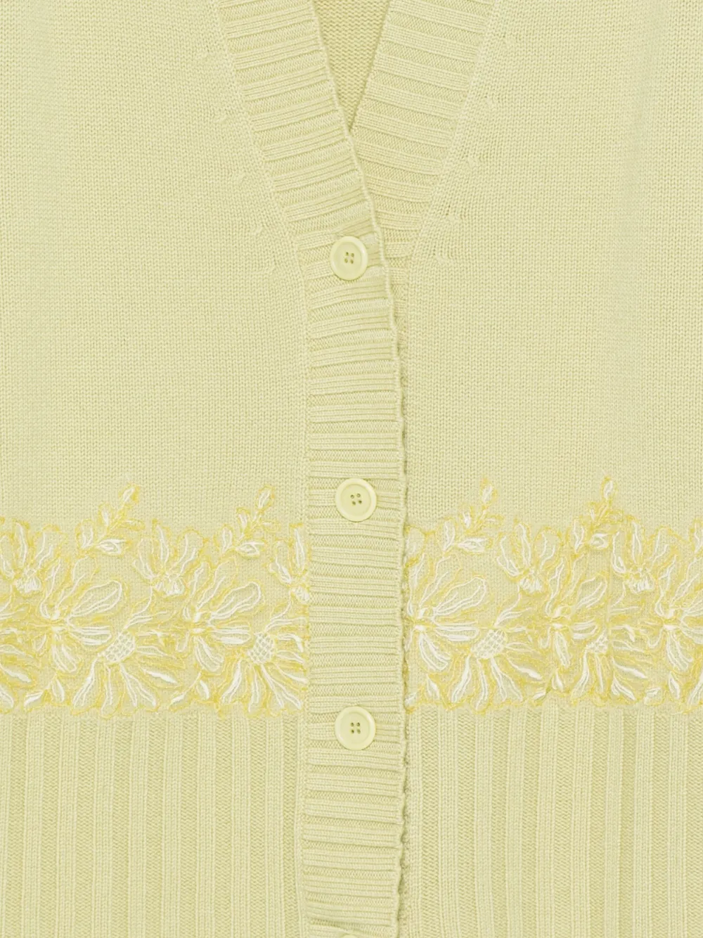 ERMANNO FIRENZE Vest met V-hals Groen