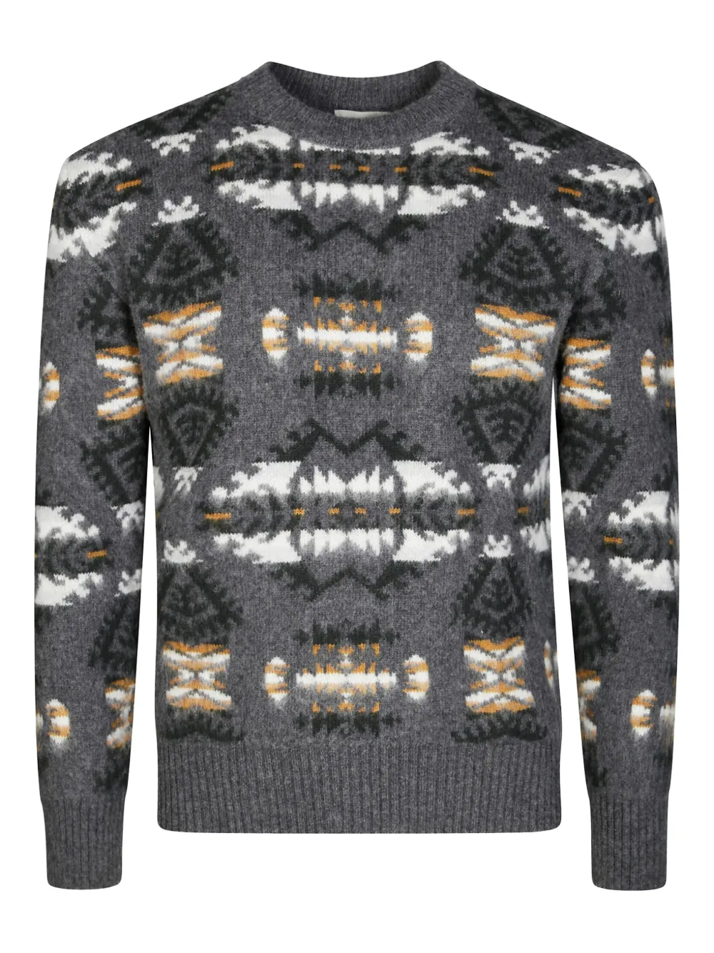 Altea suéter en jacquard con cuello redondo | gris | Image 1